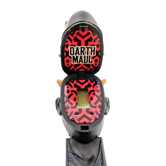 Star Wars Episode I Darth Maul Flip Top Watch 1999 Plastic Untested Vintage - Picture 3 of 5
